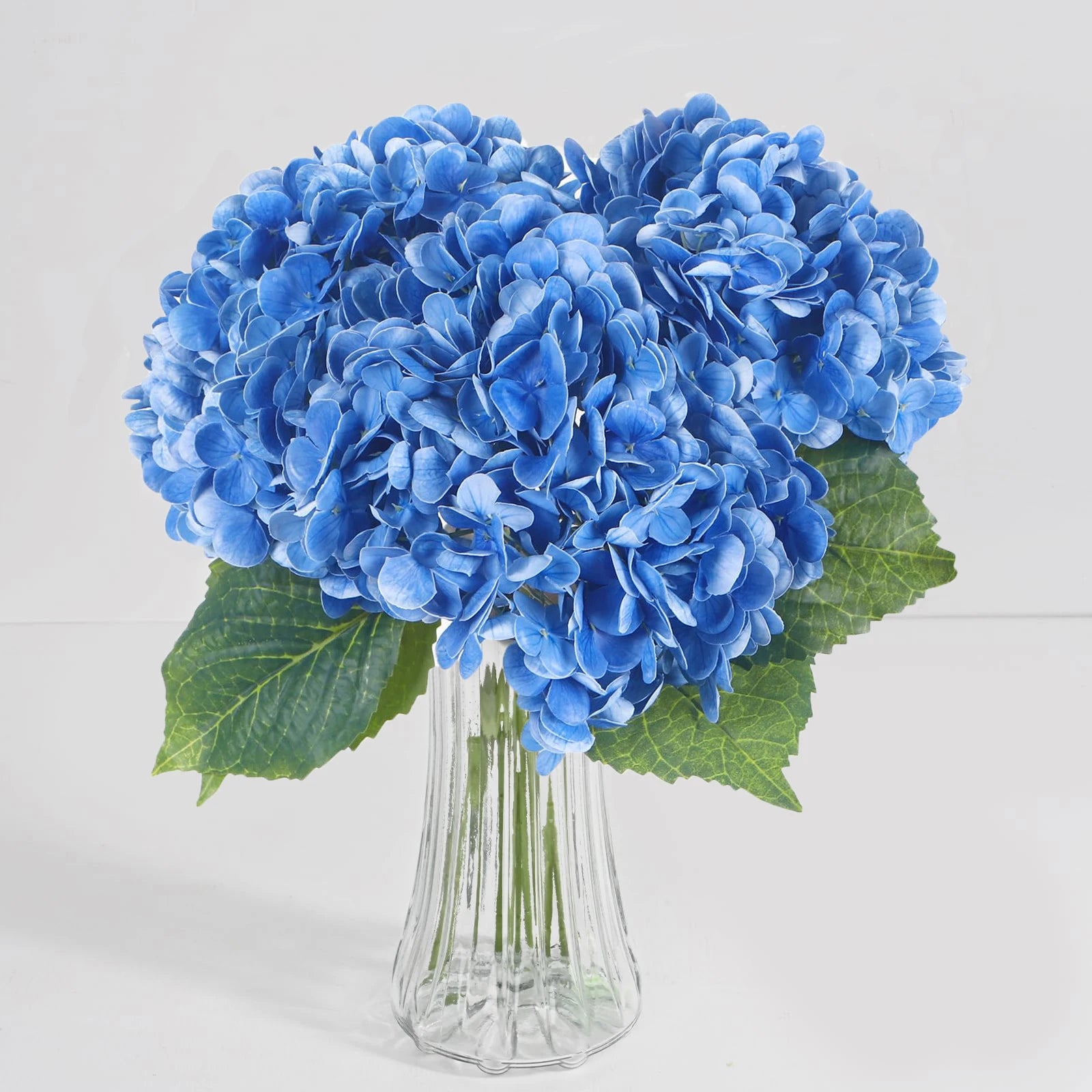 Blue Real Touch Hydrangea Flowers