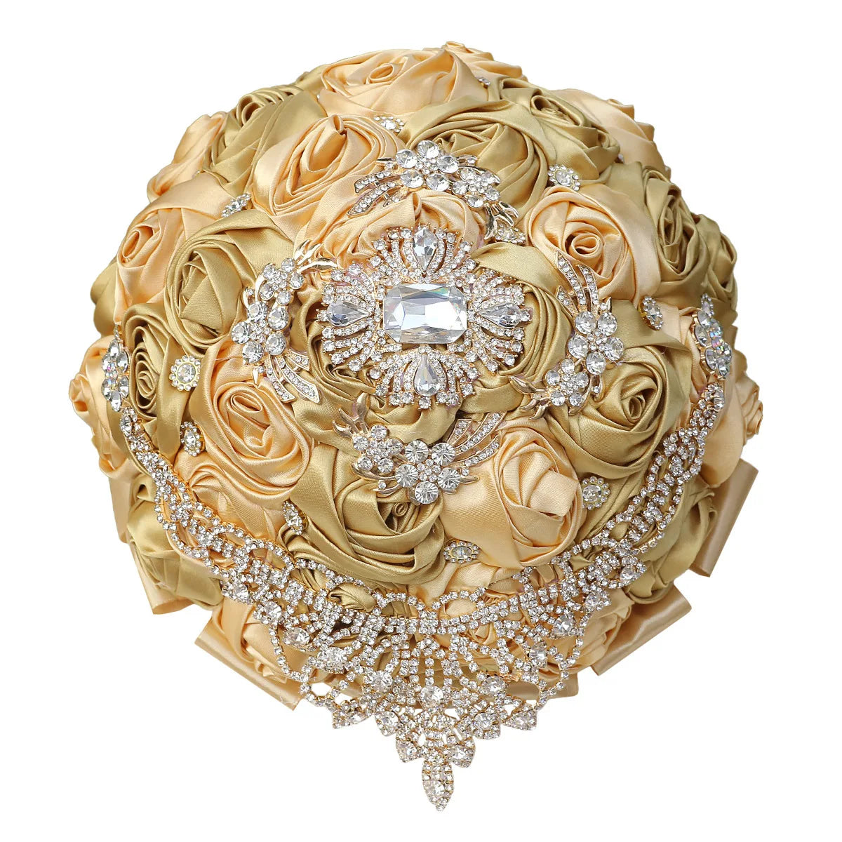 Coral Rose Bridal Bouquet