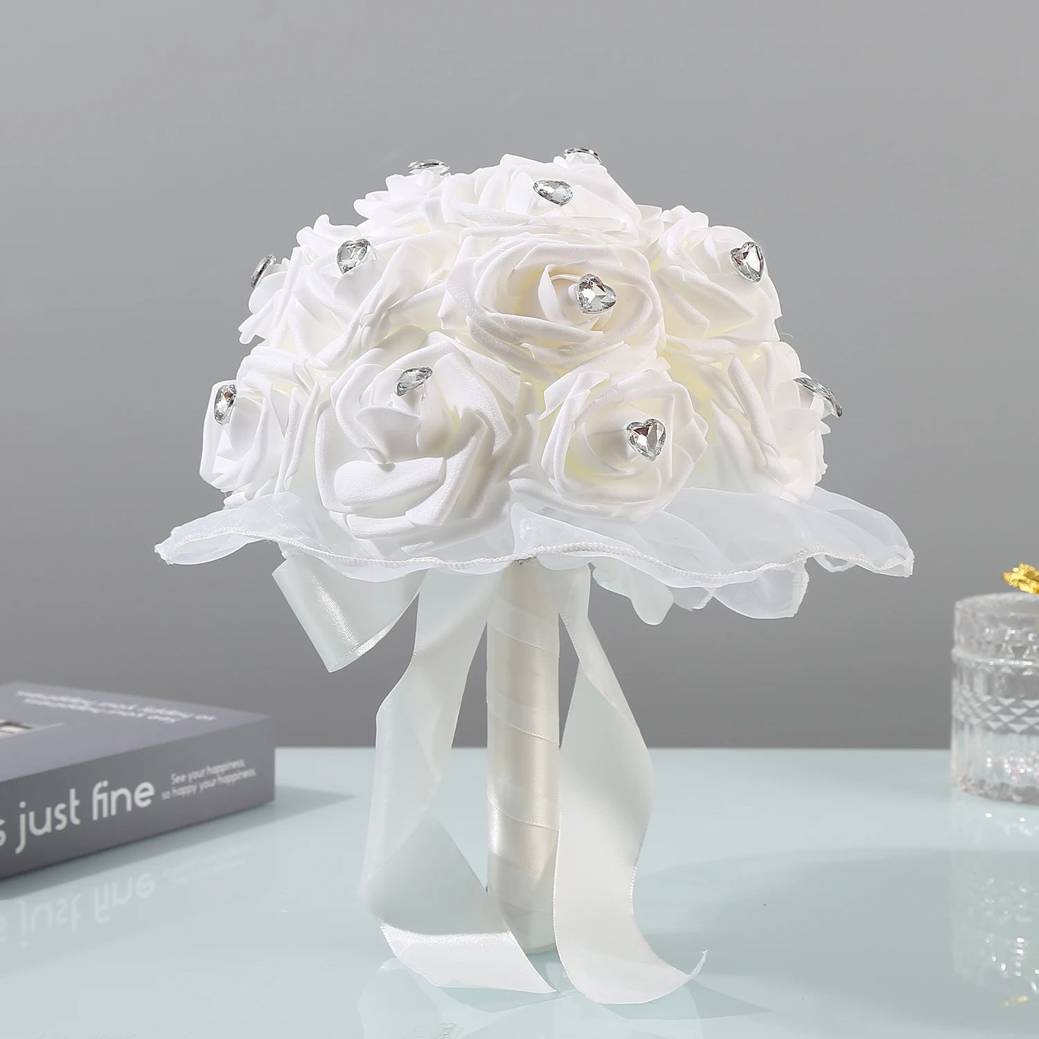 Bride Bridesmaid Wedding 1 bouquet of wedding flowers, bridal shower W