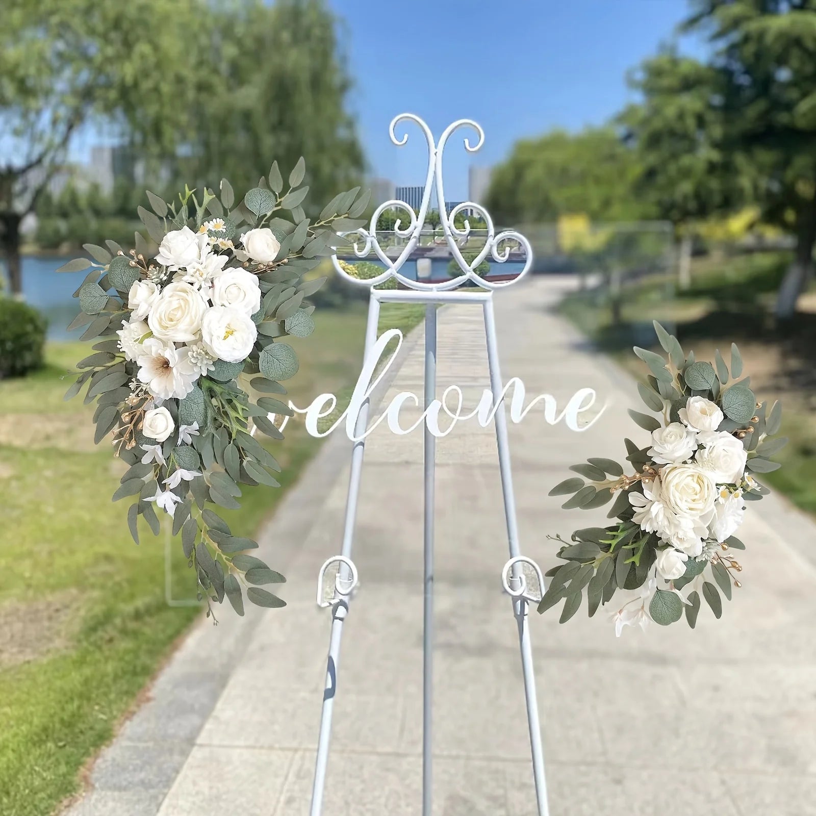 Decorative Wedding Floral Arrangement Backdrop Decor