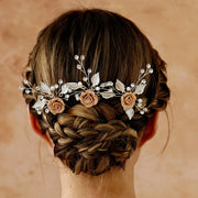 Rose Flower Bridal Hair Pins