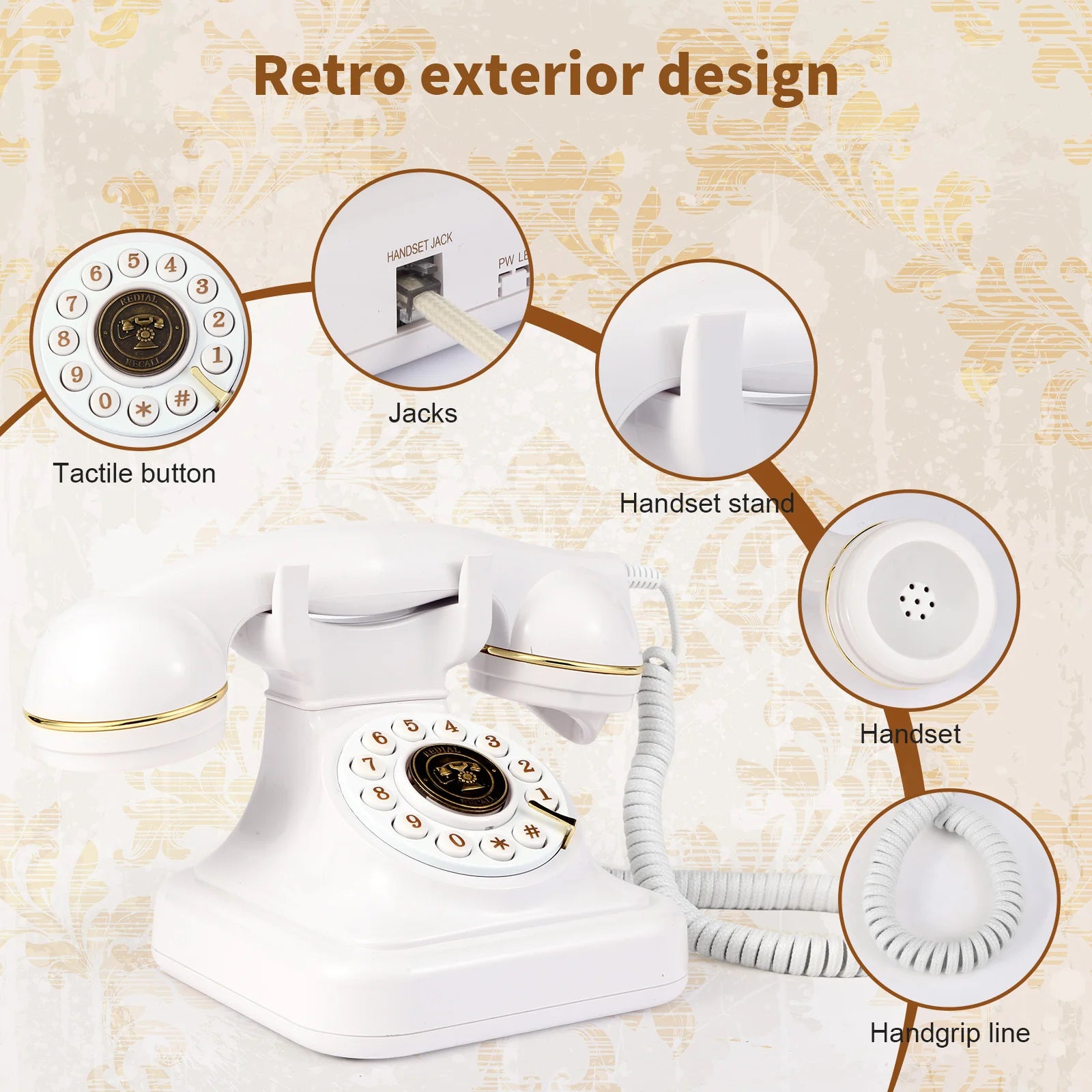 Retro Recording Telephone Guest Book