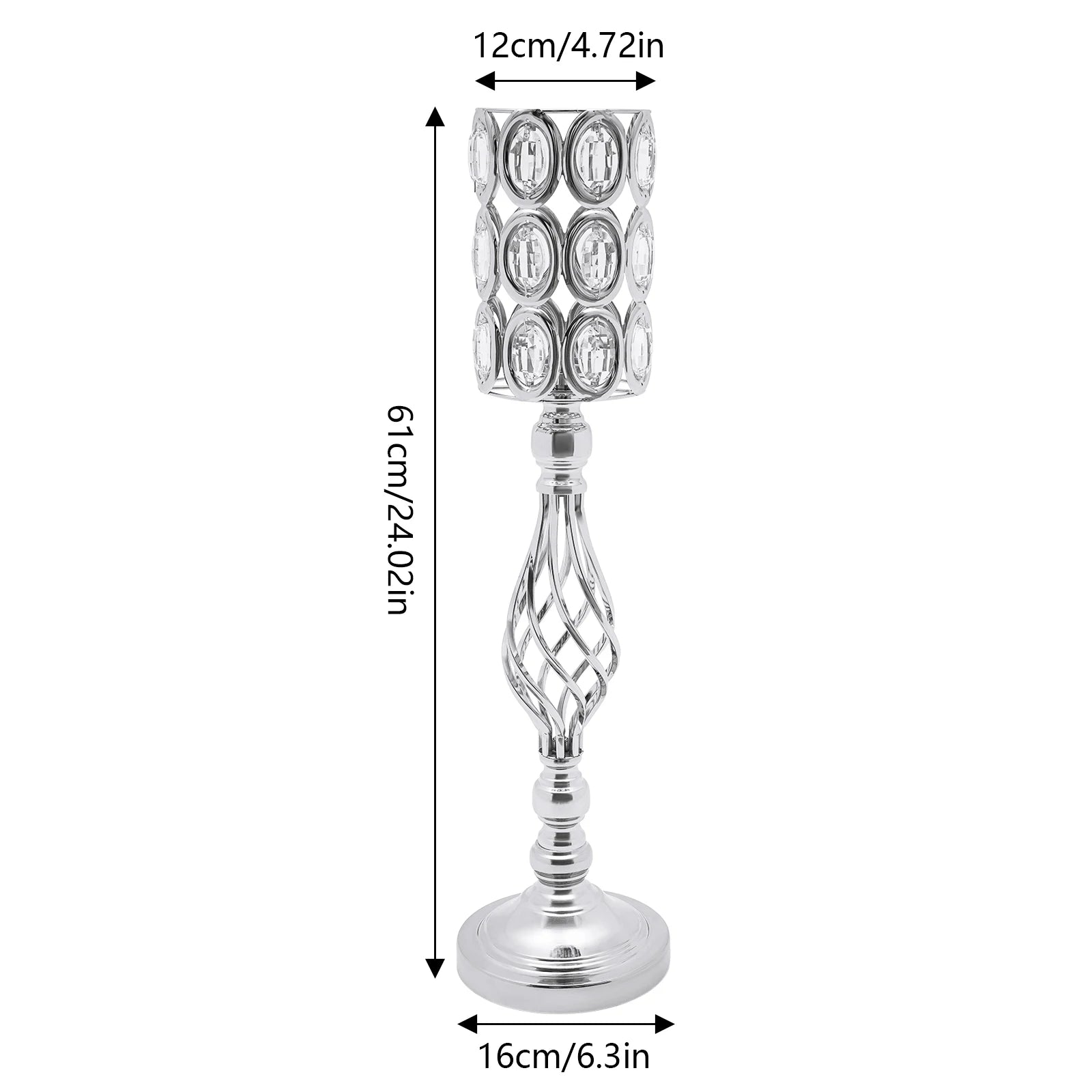 Elegant Wedding Flower Vases, 10-Piece Set