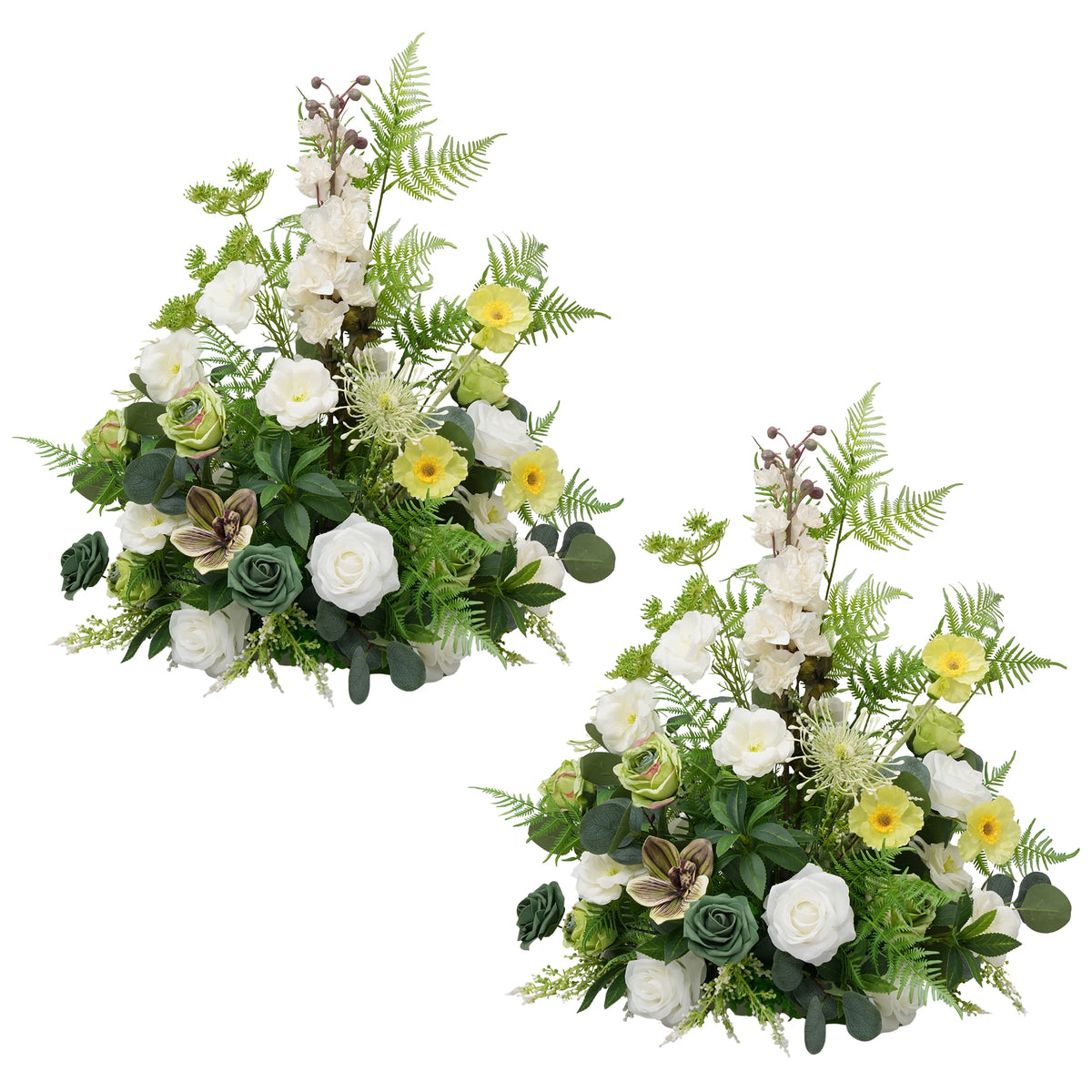 Lush Silk Floral Centerpiece Arrangement