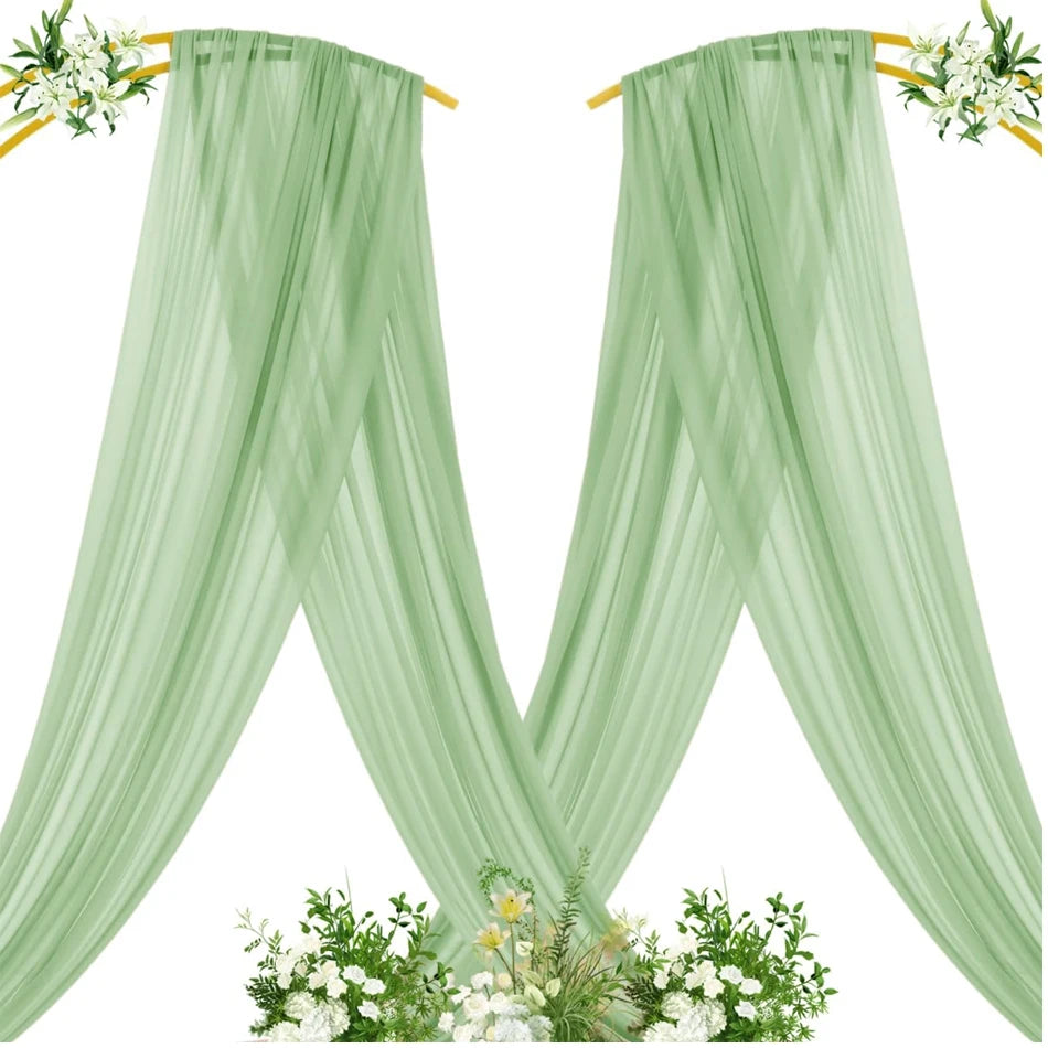Soft Chiffon Drape for Backdrops, Arch or Table Runner