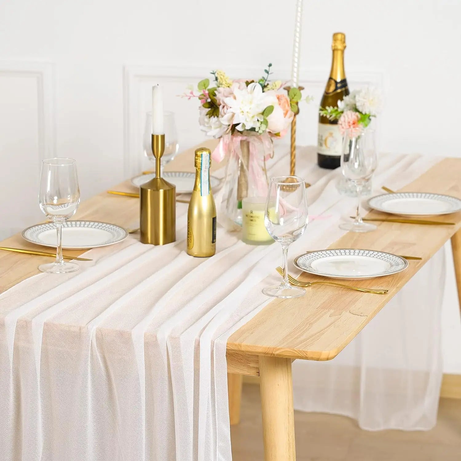 Soft Chiffon Drape for Backdrops, Arch or Table Runner
