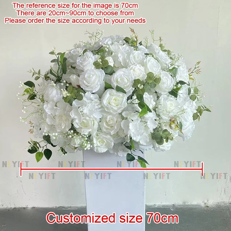 Peony Velvet Rose Floor Floral Arrangement Decor