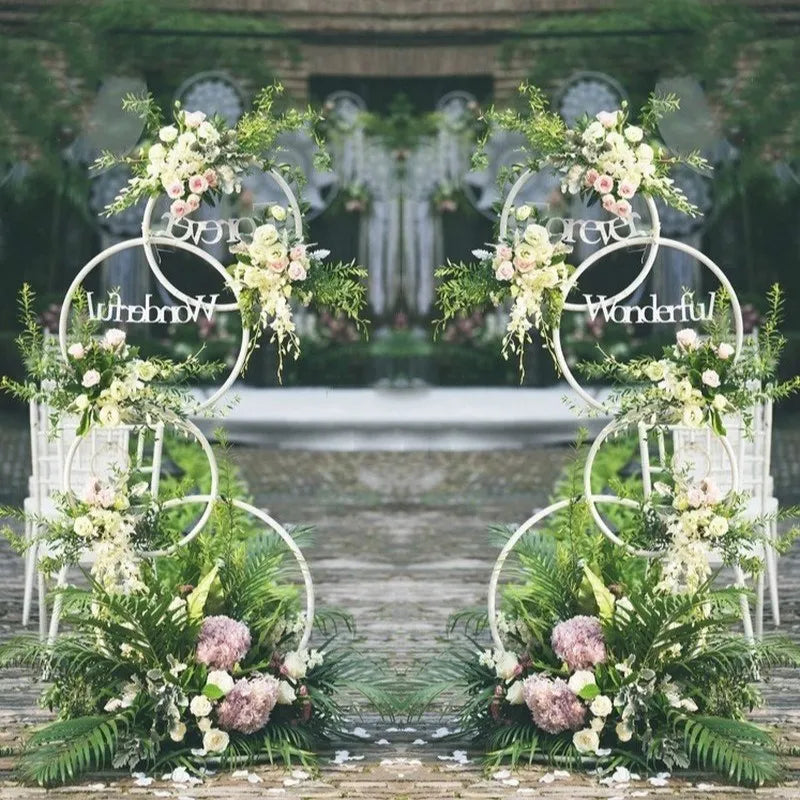 Twist Design Flower Stand Elegant Event Decor