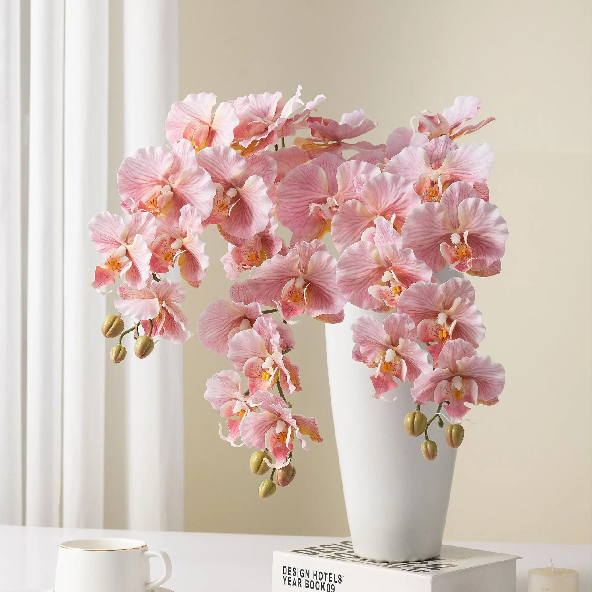 38in Artificial Phalaenopsis Orchid