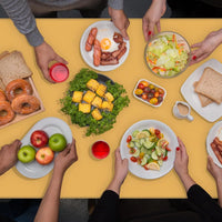 Plastic Table Cloth 54" x 72", Disposable Tablecloths Rectangle Table Cover, Plastic Table Cloths for Parties