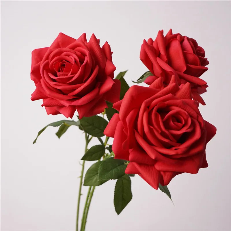 Real Touch Rose Flower Stem - 5 Piece Set