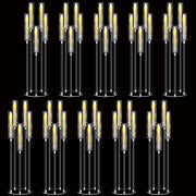 Clear Acrylic Taper Candle Holders - 8 PCS