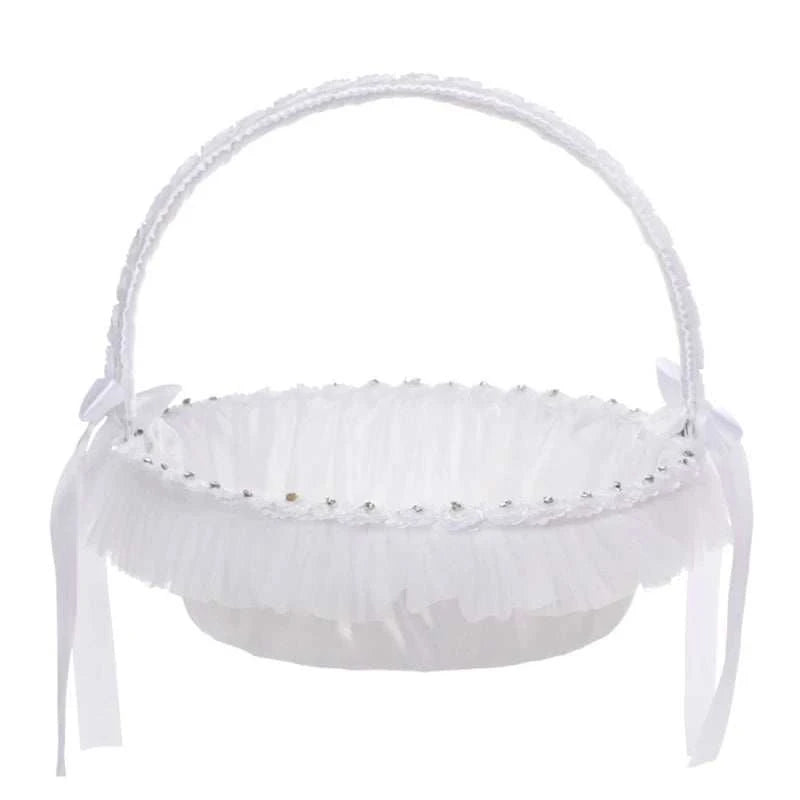 Flower Girl Baskets for Weddings Large Wedding Baskets for Flower Girl