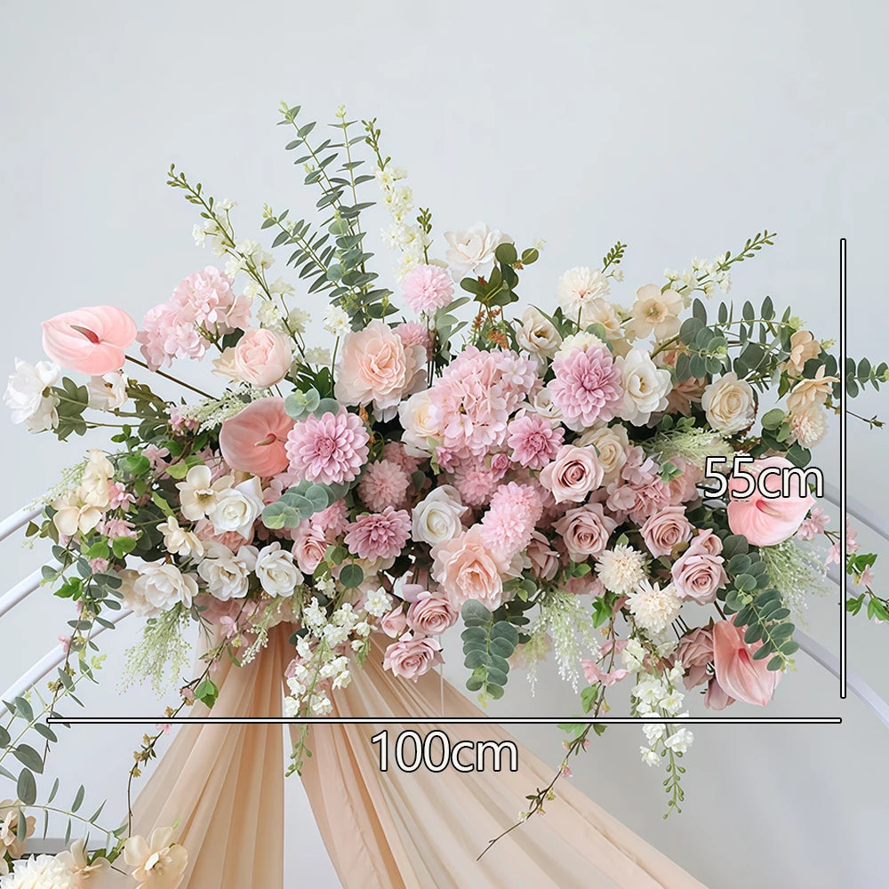 Romantic Pastel Floral Arrangement Set