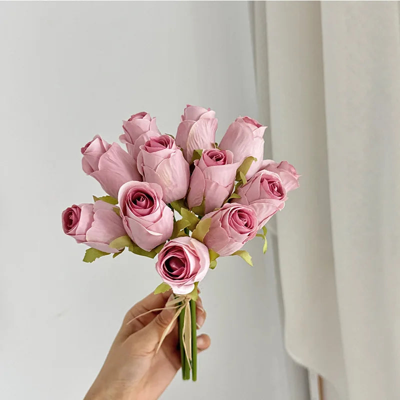 10in Handmade Rose Bouquet