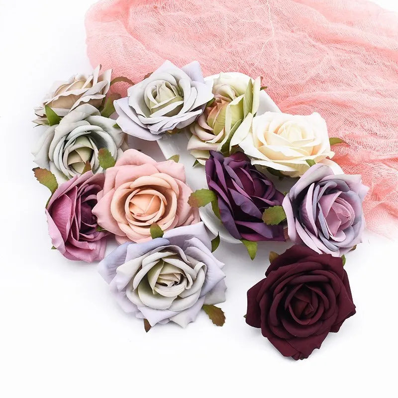 Silk Rose Wedding Decor Flowers