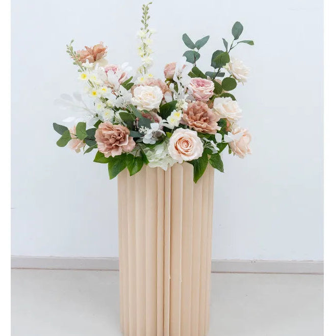 Romantic Blush Garden Wedding Floral Arrangements