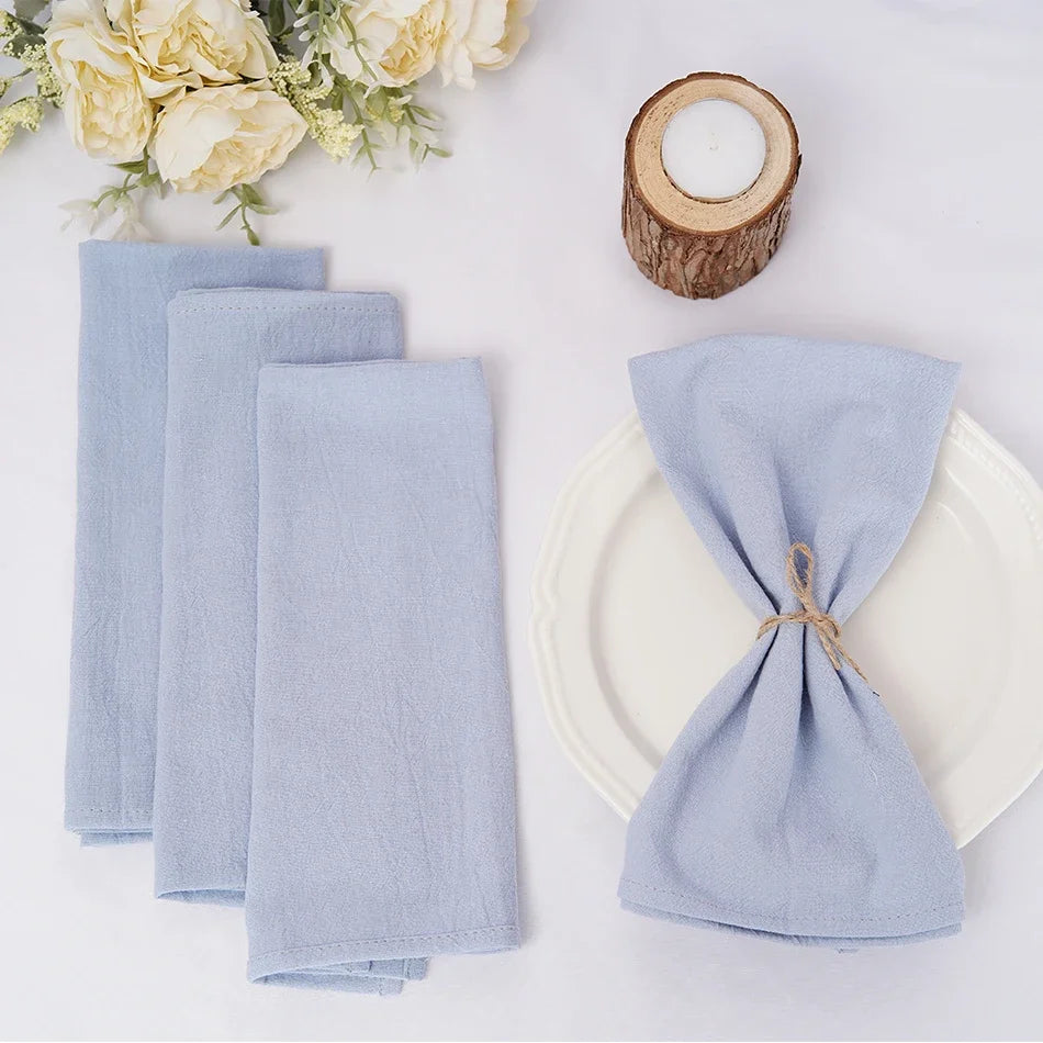 Elegant Cotton Table Napkins for Dining Setup