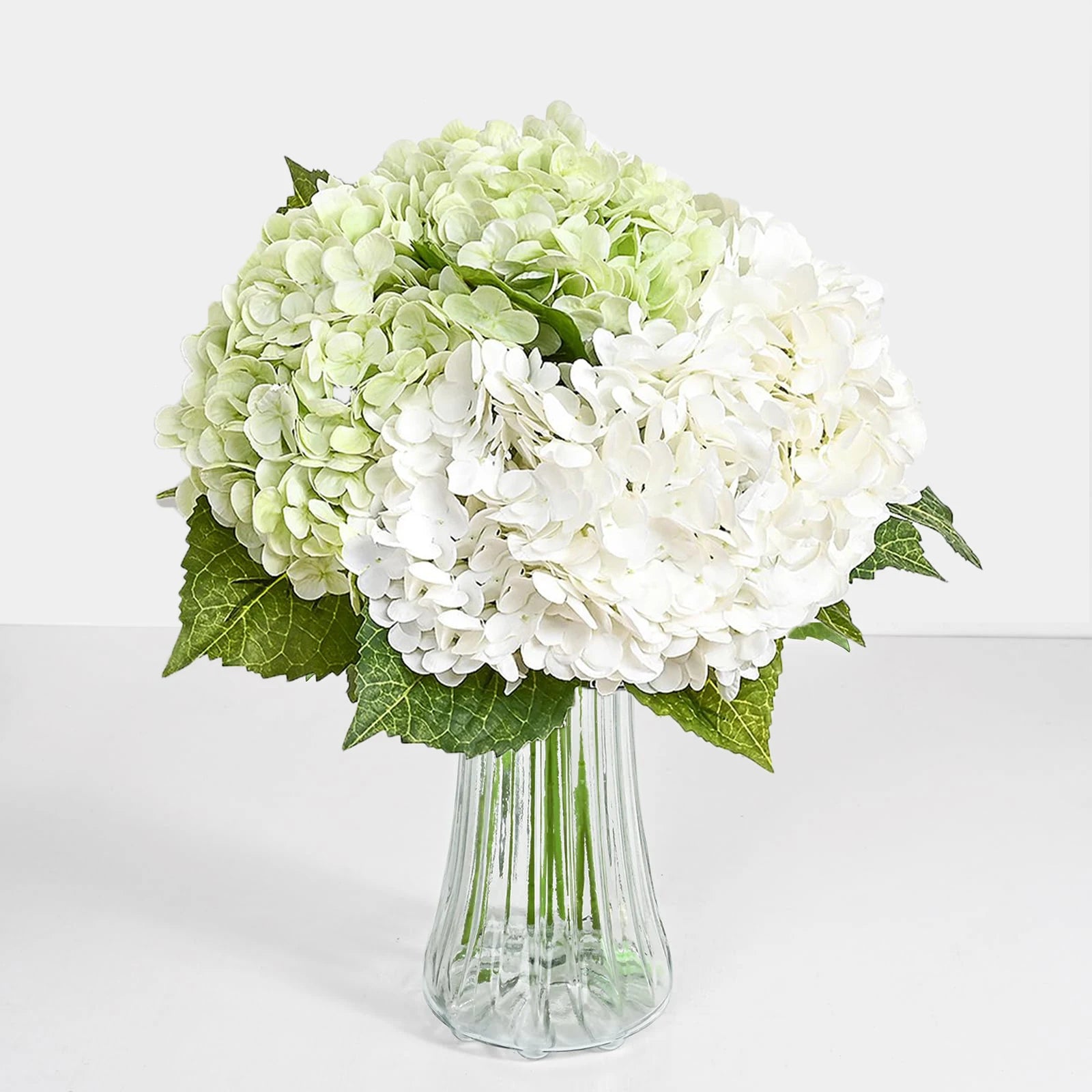 Blue Real Touch Hydrangea Flowers