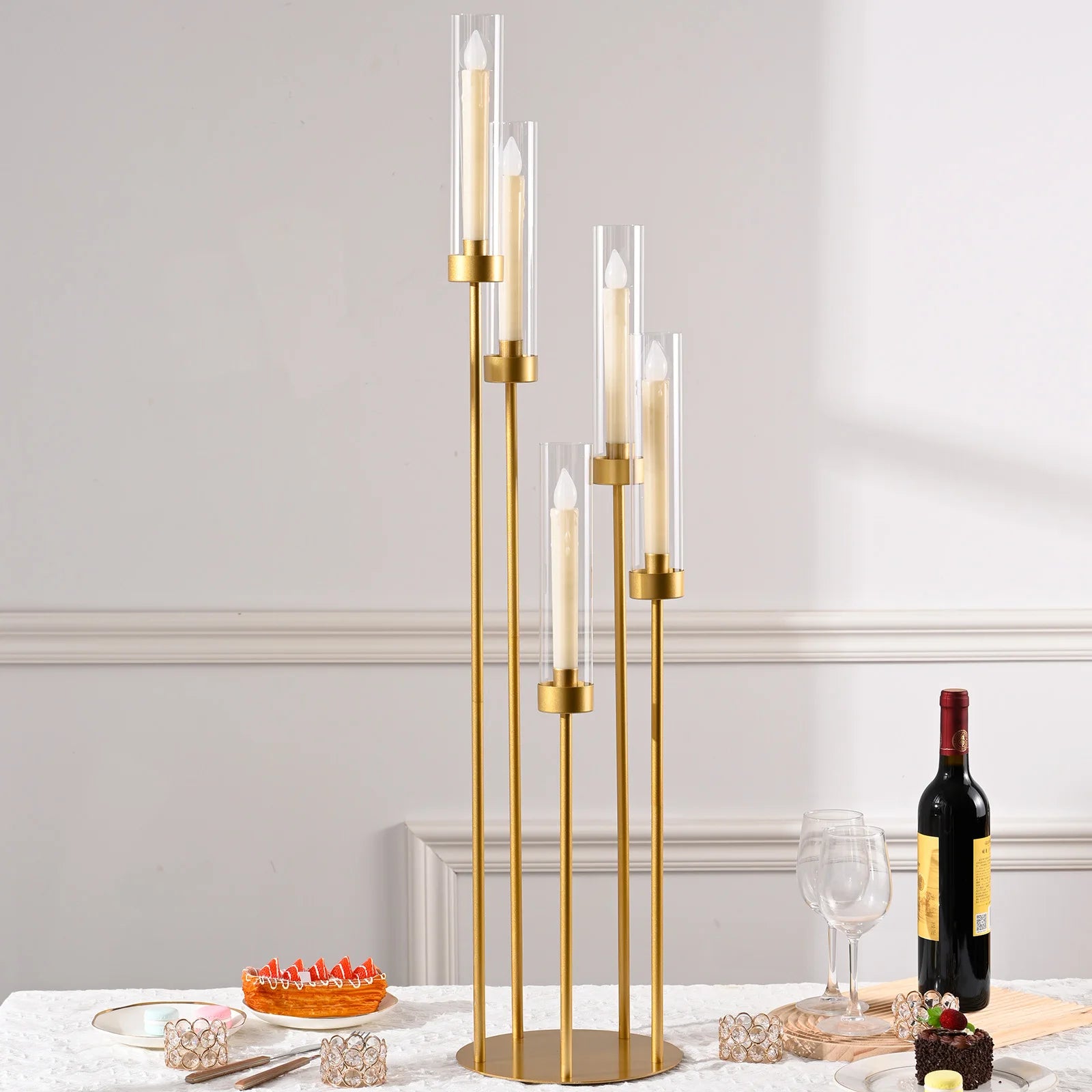 5-Arm Candelabra Set, 10 Pieces