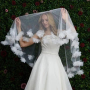 Soft Tulle Bridal Blusher Veil