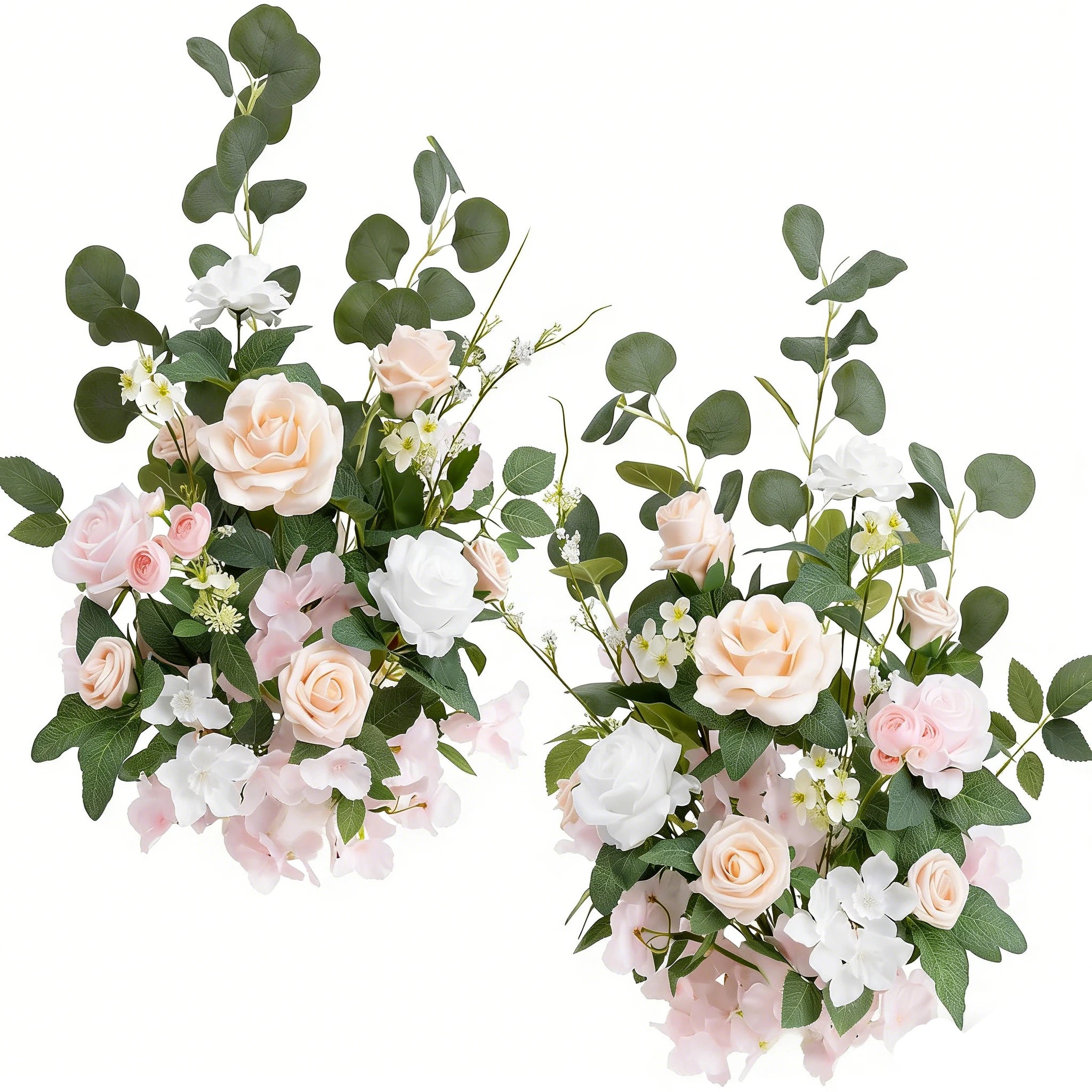 Premium White Green Floral Centerpiece Wedding Decor
