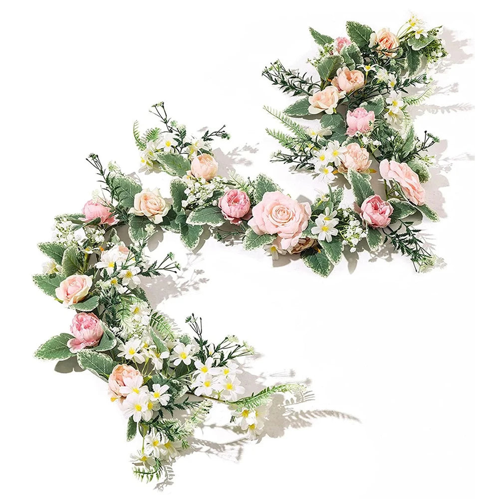 Pastel Floral Garland Arrangement