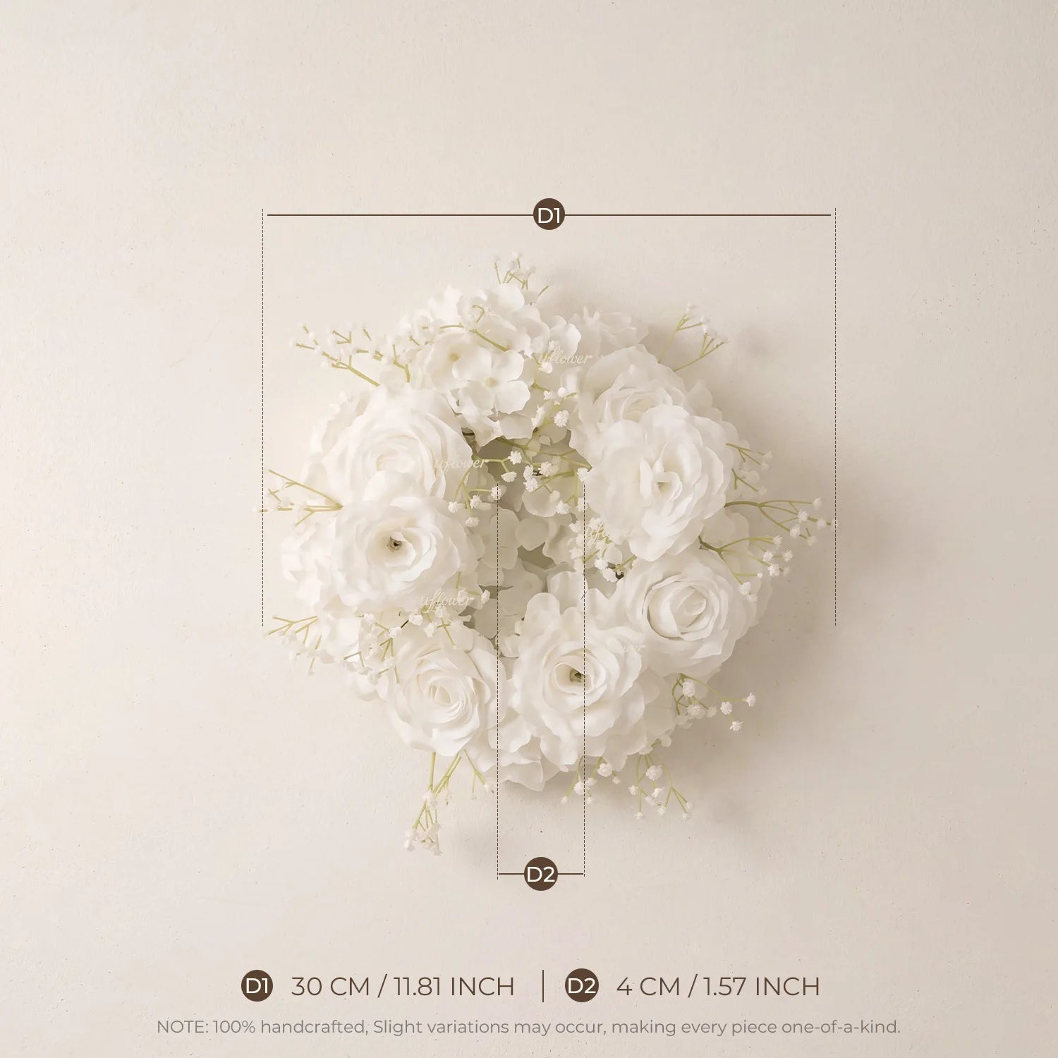 Romantic Pink and White Floral Centerpiece