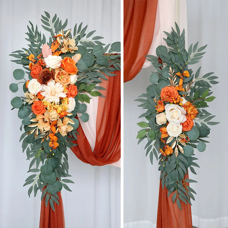 Arch Flower Swag Wedding Decoration Rose Floral