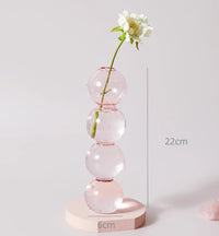Pink Wedding Table Centerpieces Candle Holder Wedding Decoration Flower Vase Home Decoration Accessories Vases Room Decor
