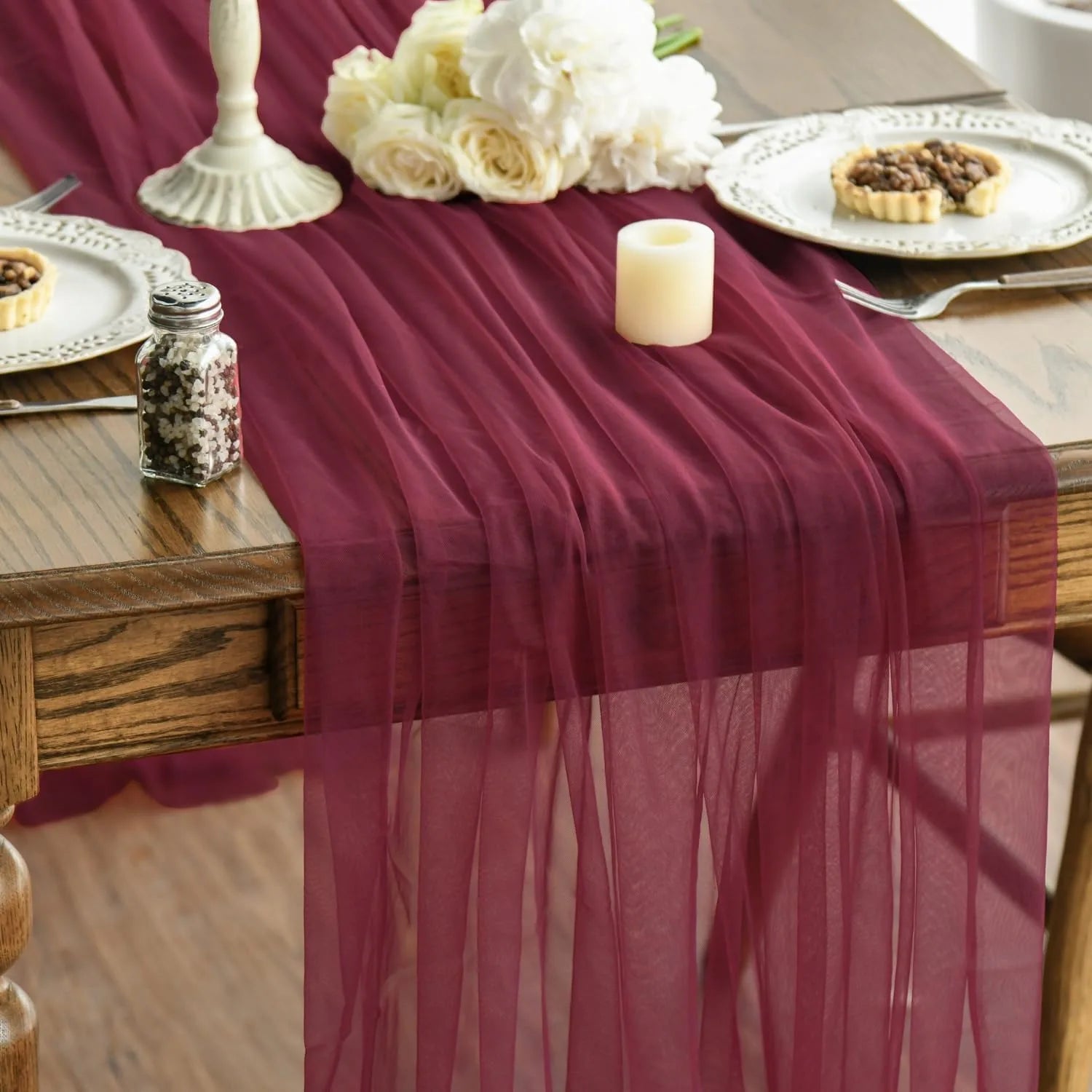 Soft Mesh Tulle Fabric for Event Decoration