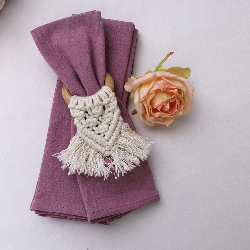 Elegant Cotton Table Napkins for Dining Setup
