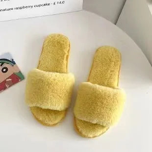 Personalized Fluffy Slippers For the Wedding Party
