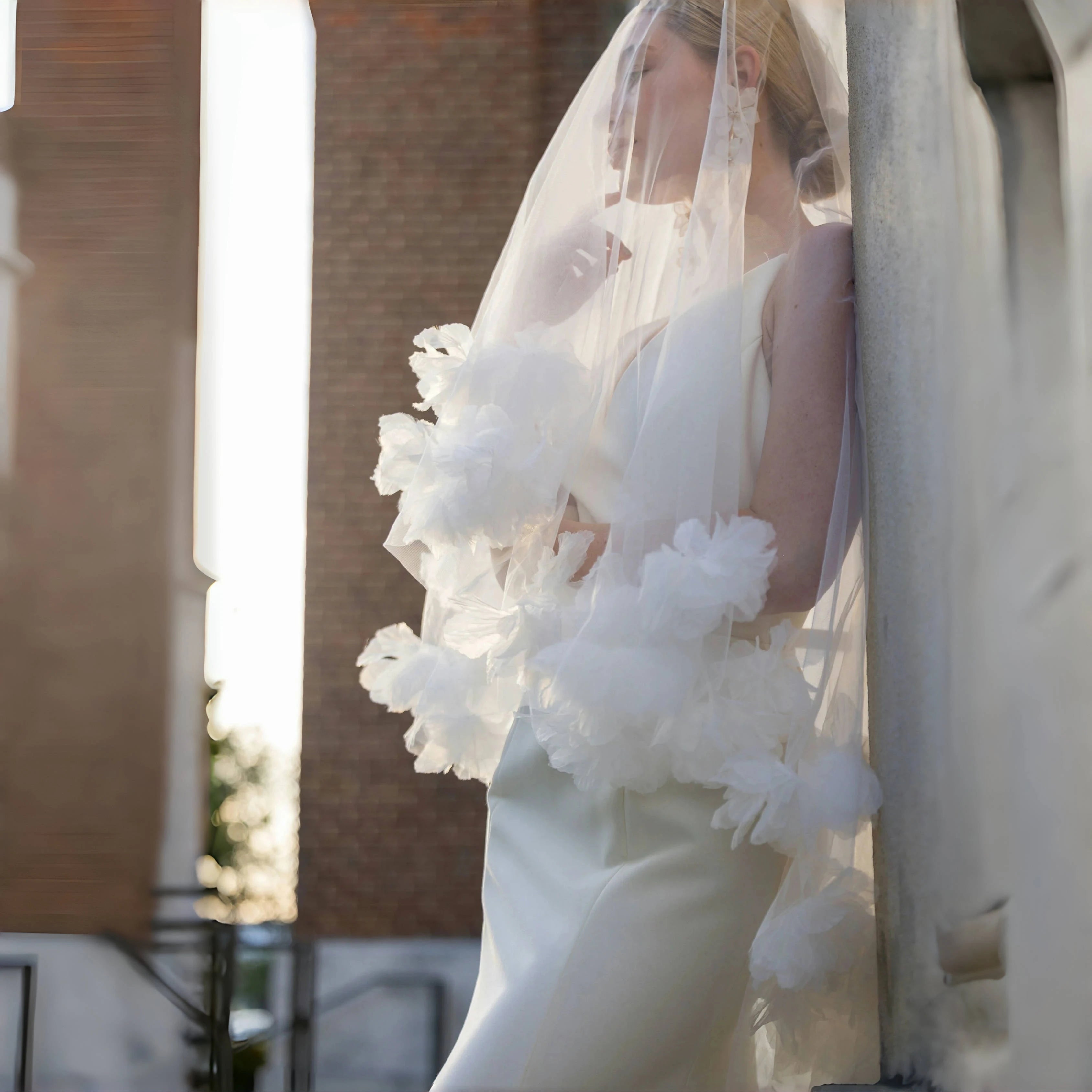 Soft Tulle Bridal Blusher Veil