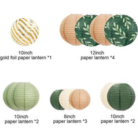 Sage Paper Lantern Wedding Decoration Background Retro Green Lantern S