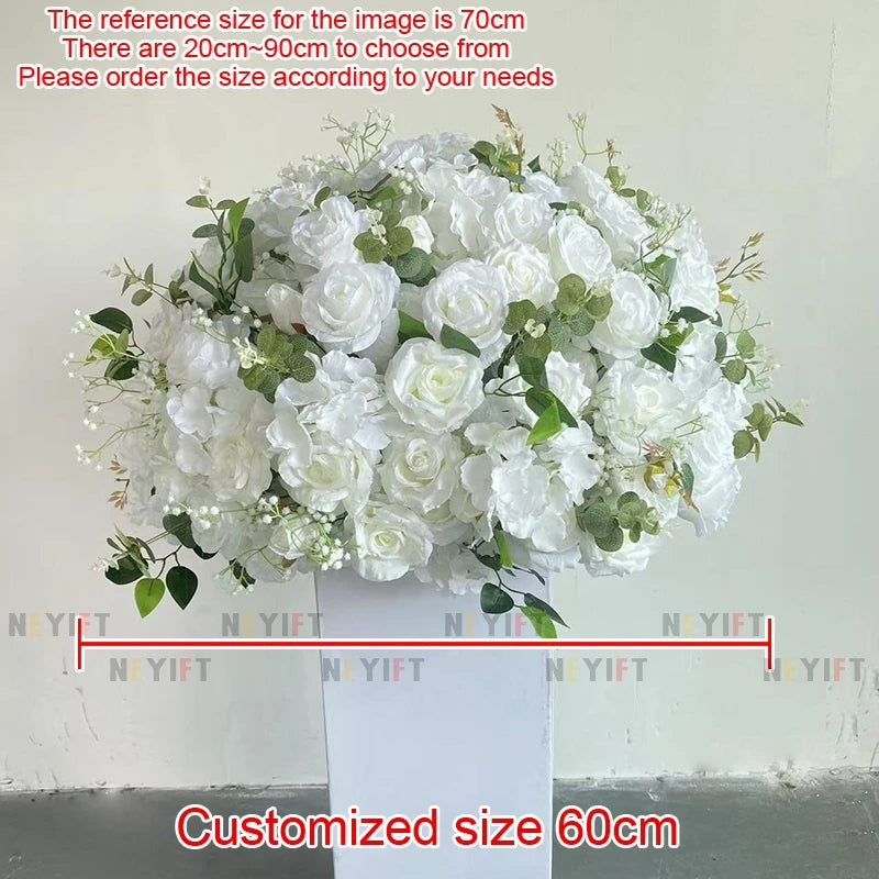 Peony Velvet Rose Floor Floral Arrangement Decor