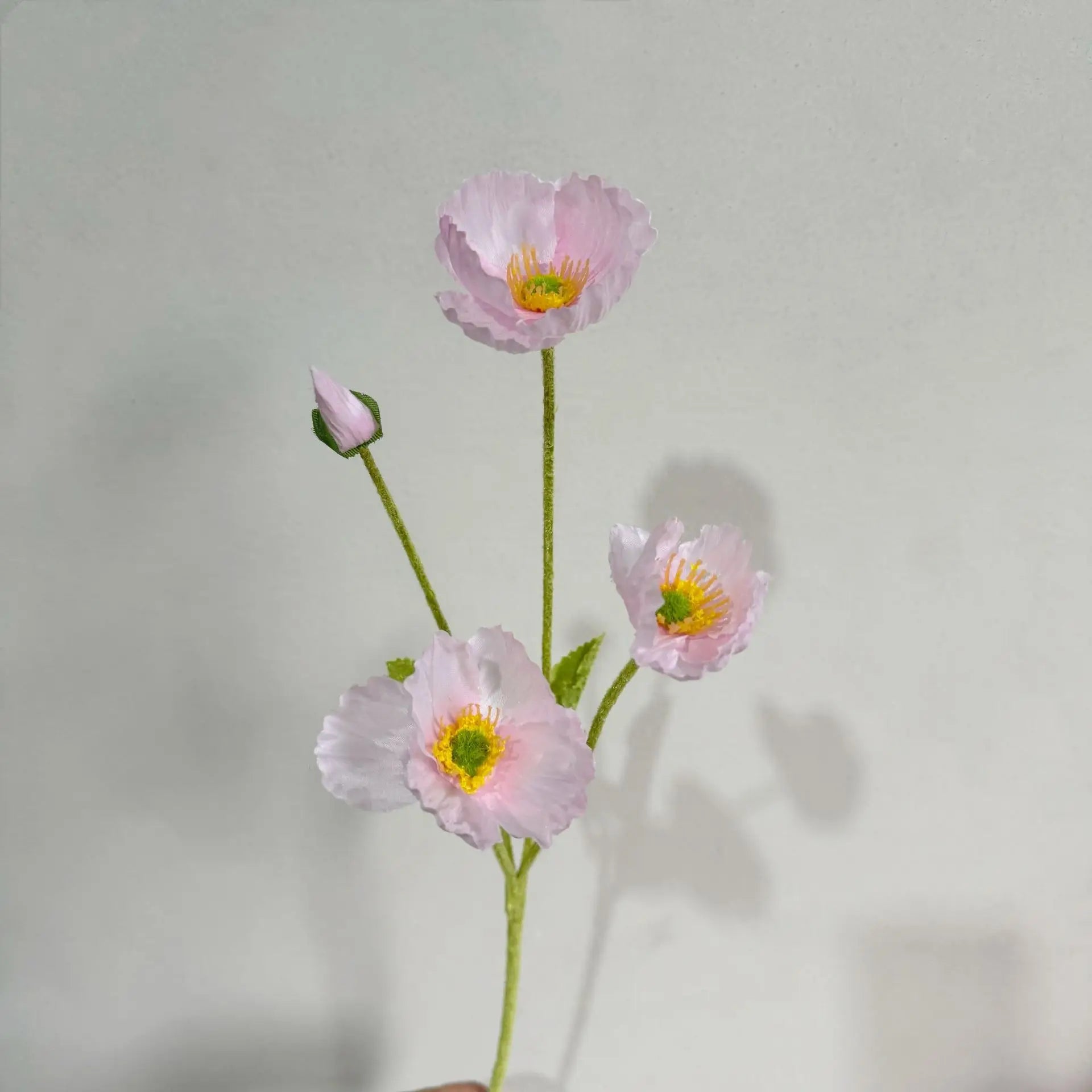 4 Head Artificial Poppy Flowers