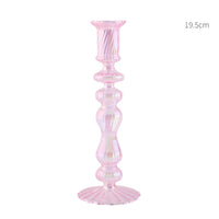 Pink Wedding Table Centerpieces Candle Holder Wedding Decoration Flower Vase Home Decoration Accessories Vases Room Decor