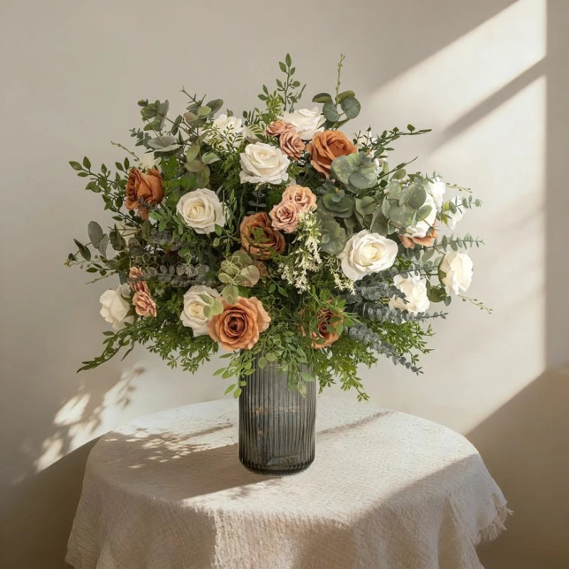 Neutral Toned Floral Arrangement Set