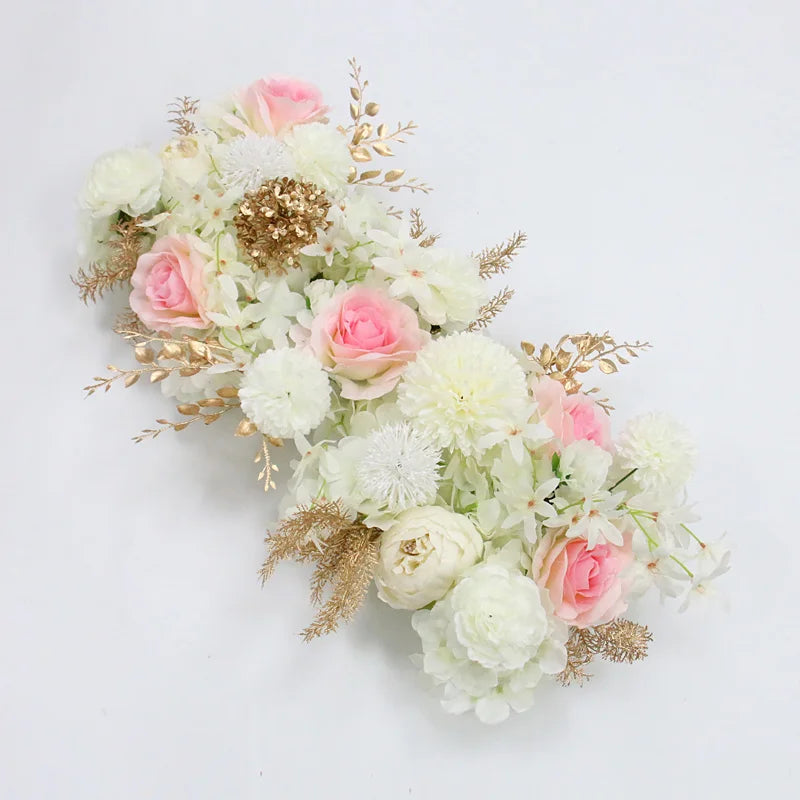 Boho Rose & Hydrangea Wedding Floral Arrangement – 4 Colors
