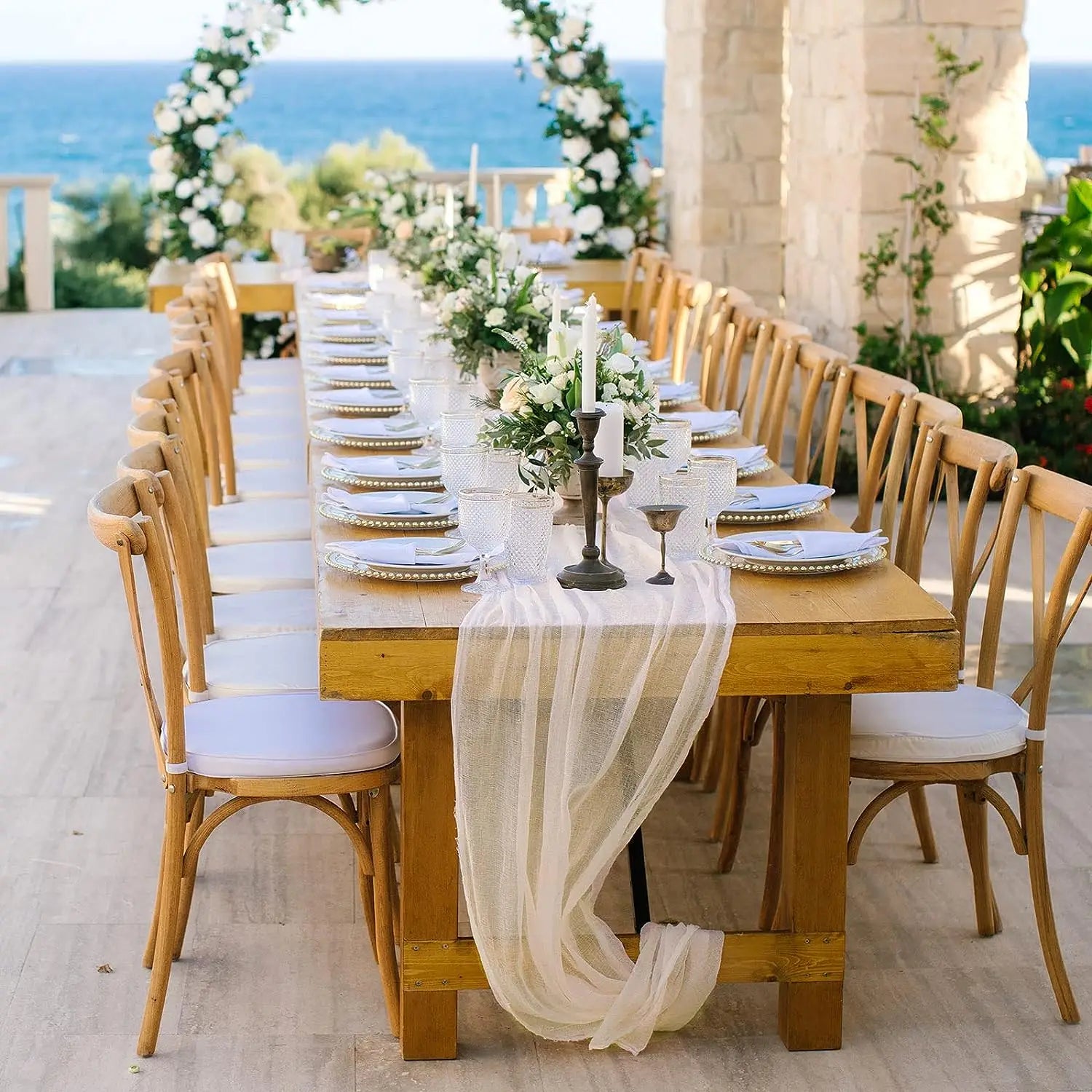 Soft Chiffon Drape for Backdrops, Arch or Table Runner