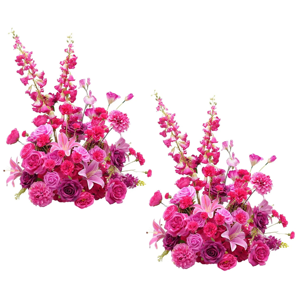 Lush Silk Floral Centerpiece Arrangement