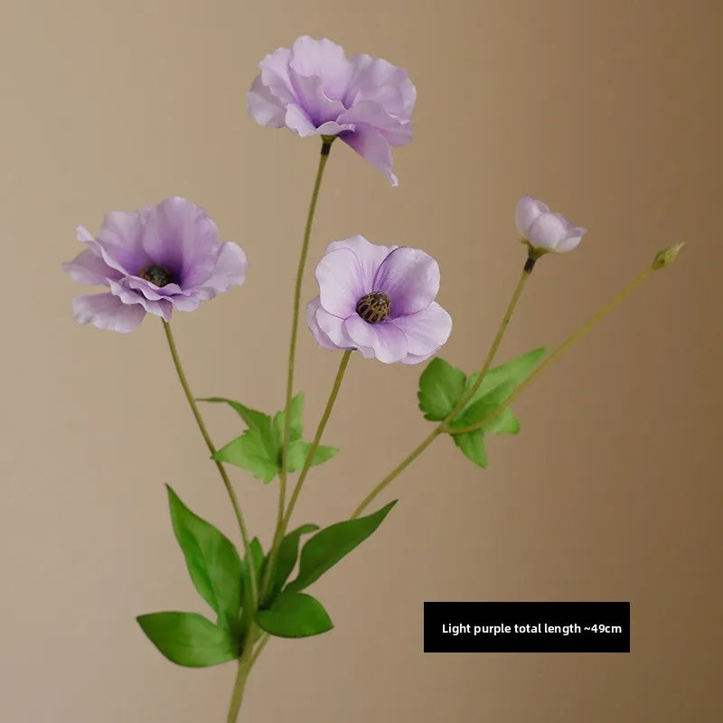 19in Artificial Ranunculus Flower Stem