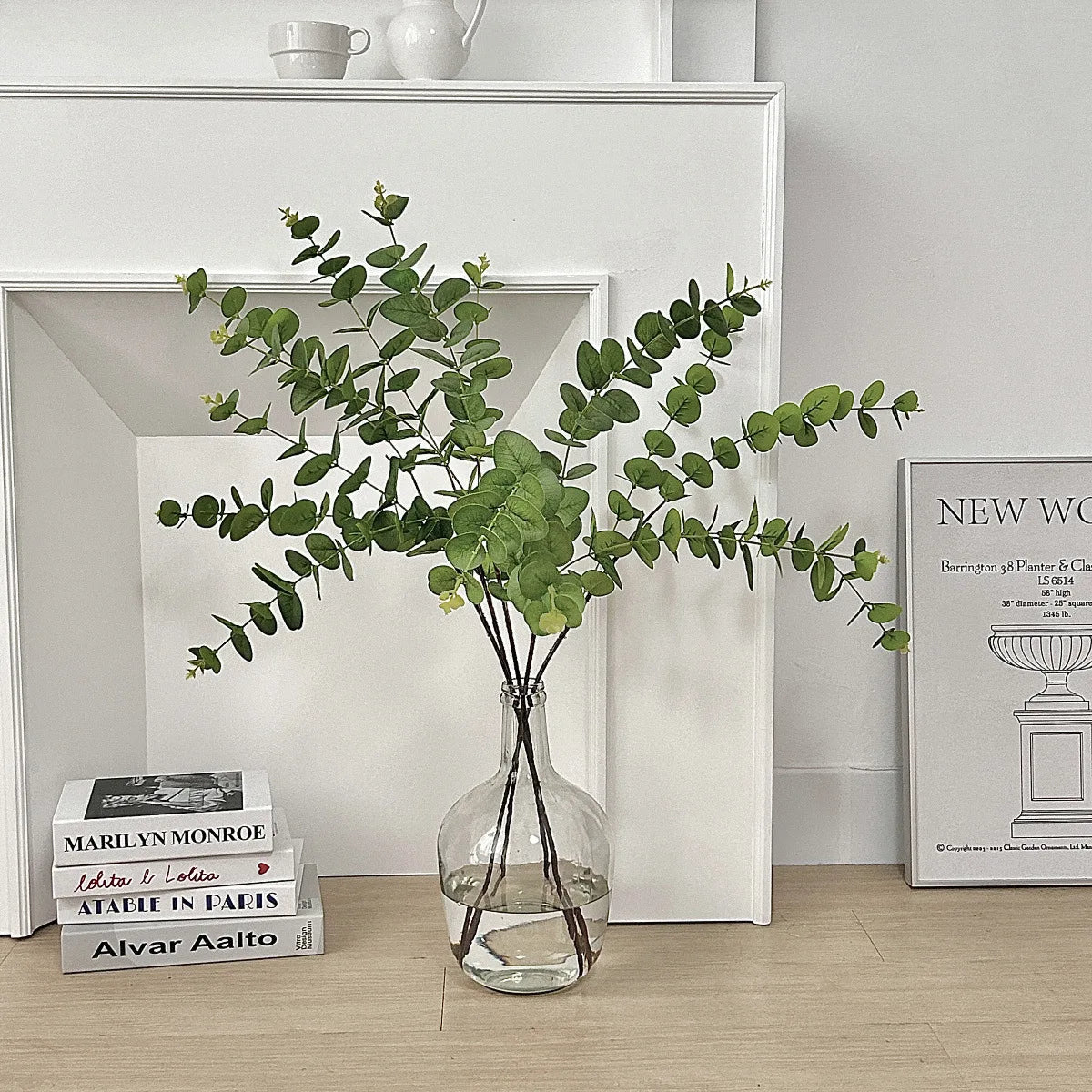 Faux Eucalyptus Greenery Leaf Stem