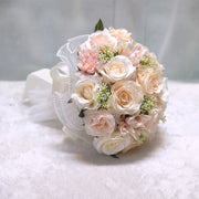 Rose Bouquet - Bridal Toss or Flower Girl Bouquet