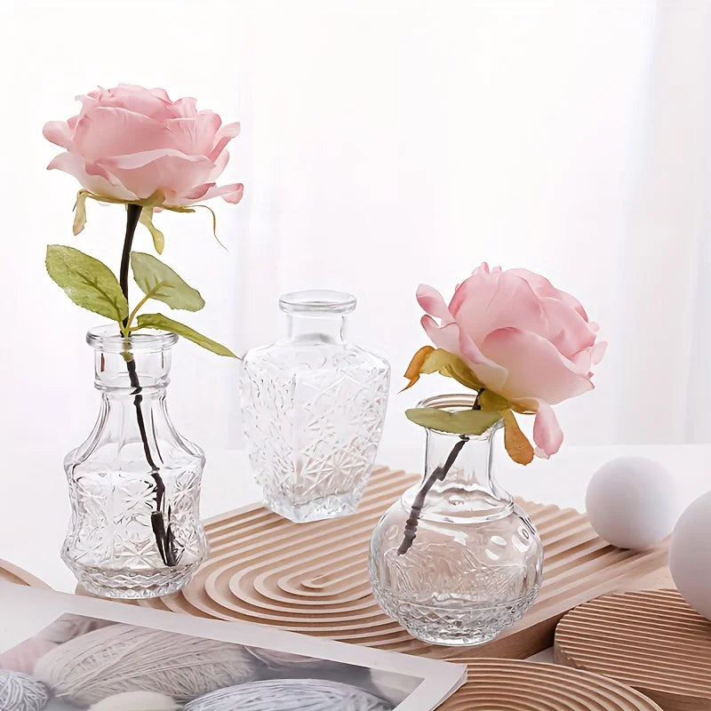 Modern Mini Glass Vase Home Table Decoration