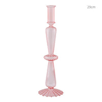 Pink Wedding Table Centerpieces Candle Holder Wedding Decoration Flower Vase Home Decoration Accessories Vases Room Decor