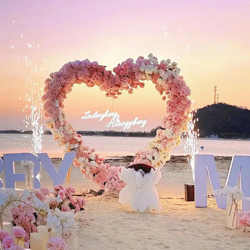 Metal Wedding Arch Screen Backdrop Decoration Frame