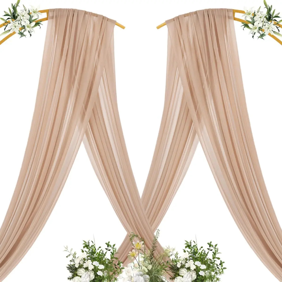 Soft Chiffon Drape for Backdrops, Arch or Table Runner