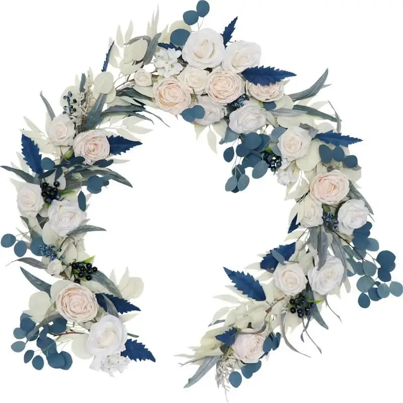 Long Eucalyptus Garland Wedding Table Centerpiece